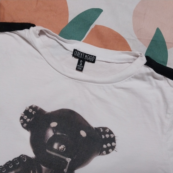 Current Mood Dolls Kill goth teddy bear bondage t shirt size small - Picture 5 of 8